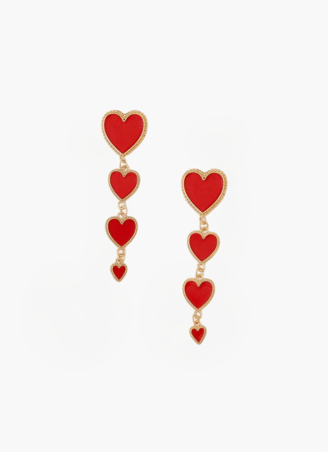 Eva & Blake™ | Red Love Earrings