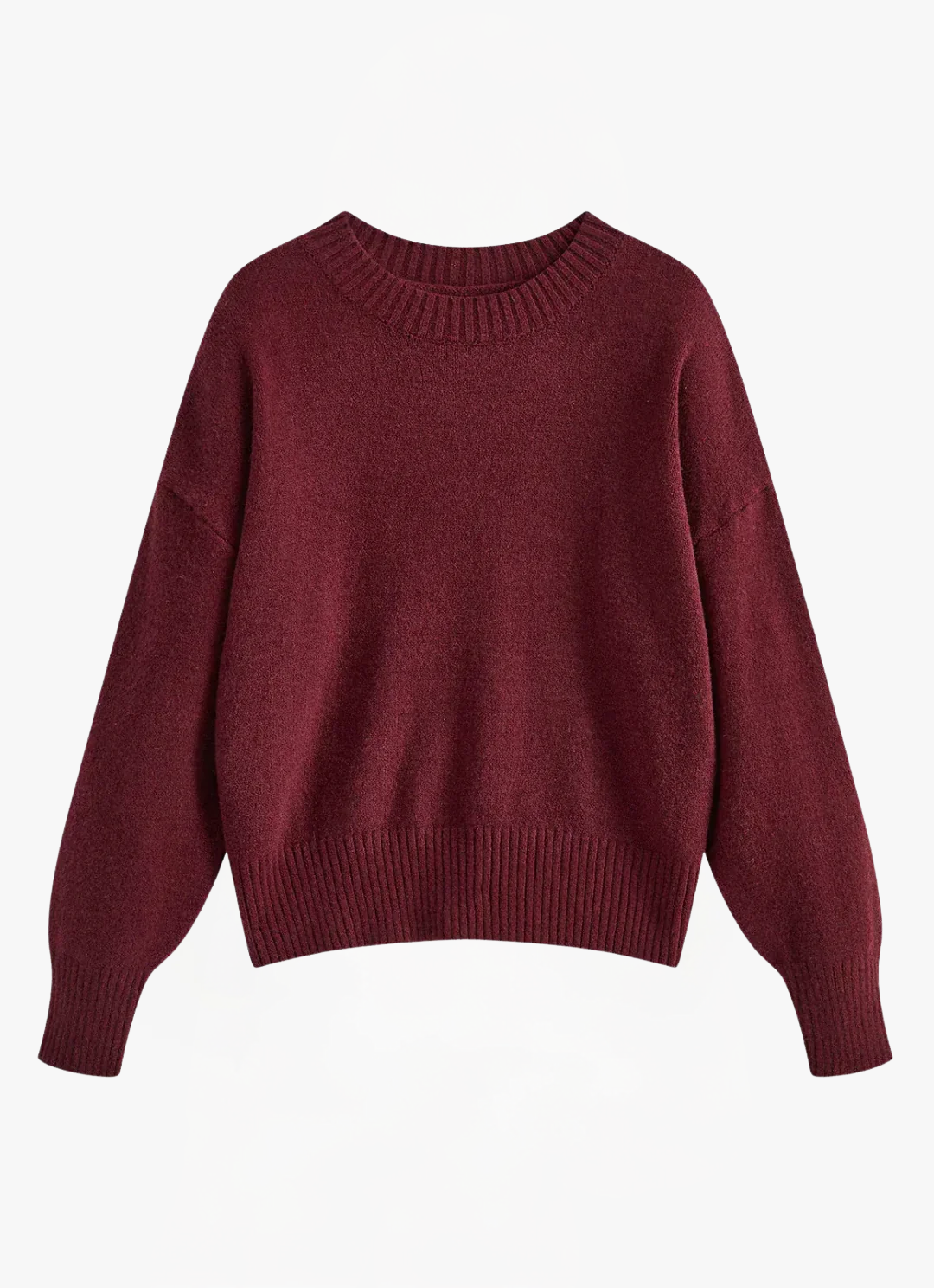 Eva & Blake™ | Jersey Sweater in Burgundy