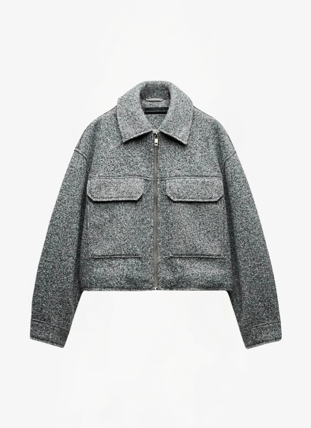 Eva & Blake™ | Grey Boucle Jacket