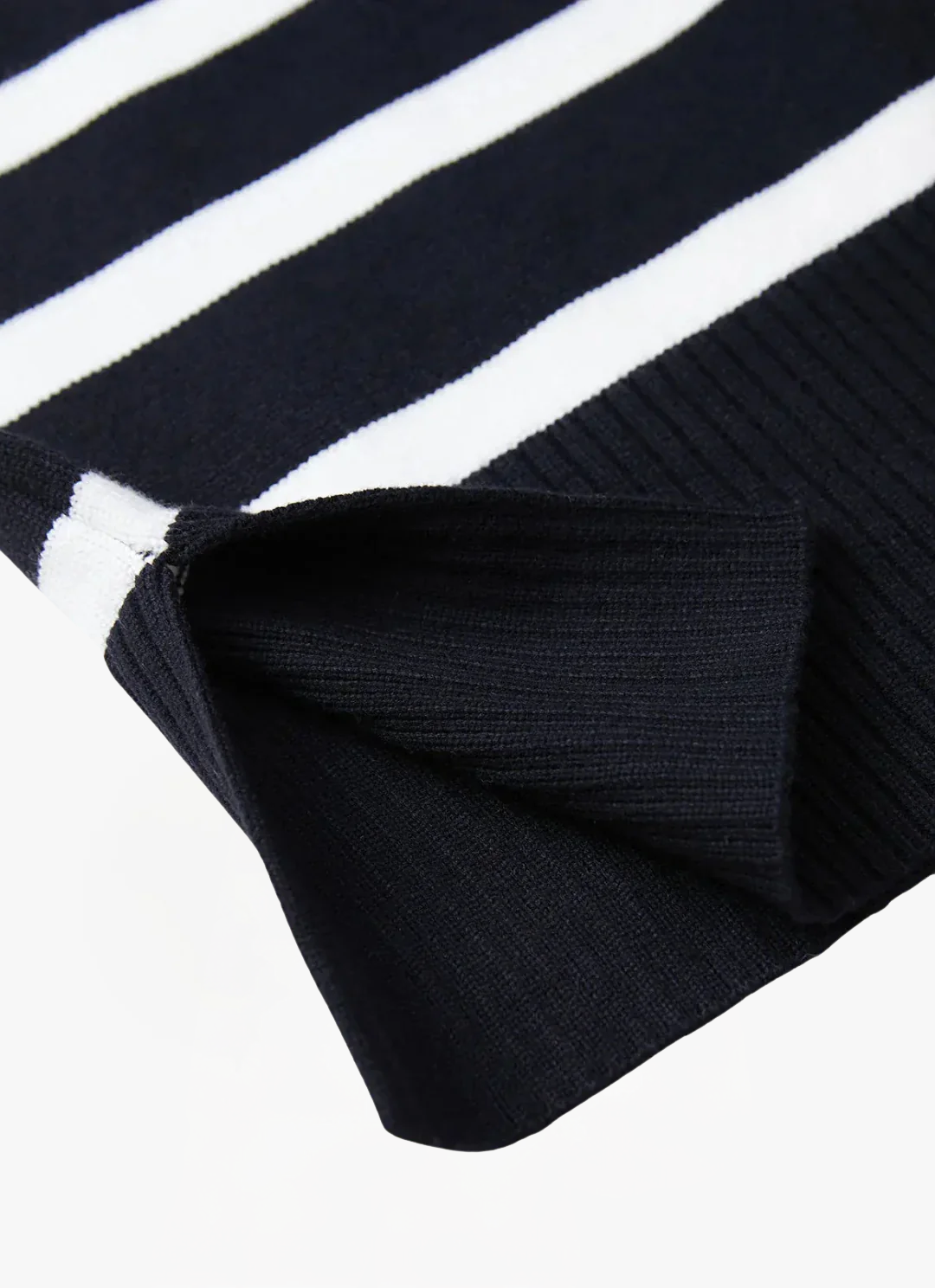 Eva & Blake™ | Comfortable Striped High Neck Jumper