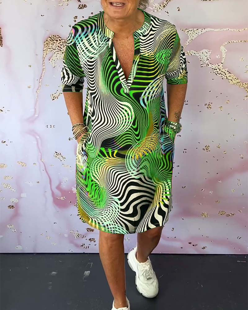 Eva & Blake™ | Illusion Dress with T-Shirt Cut