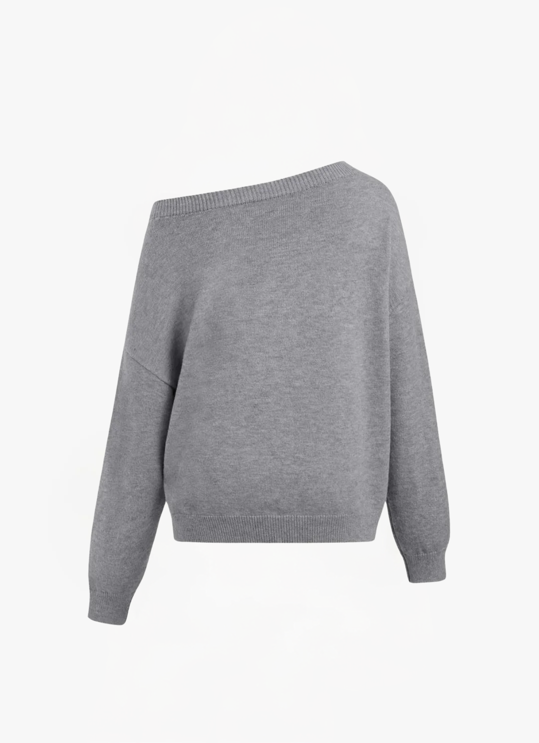 Eva & Blake™ | Oversized Jumper with Asymmetrical Neckline