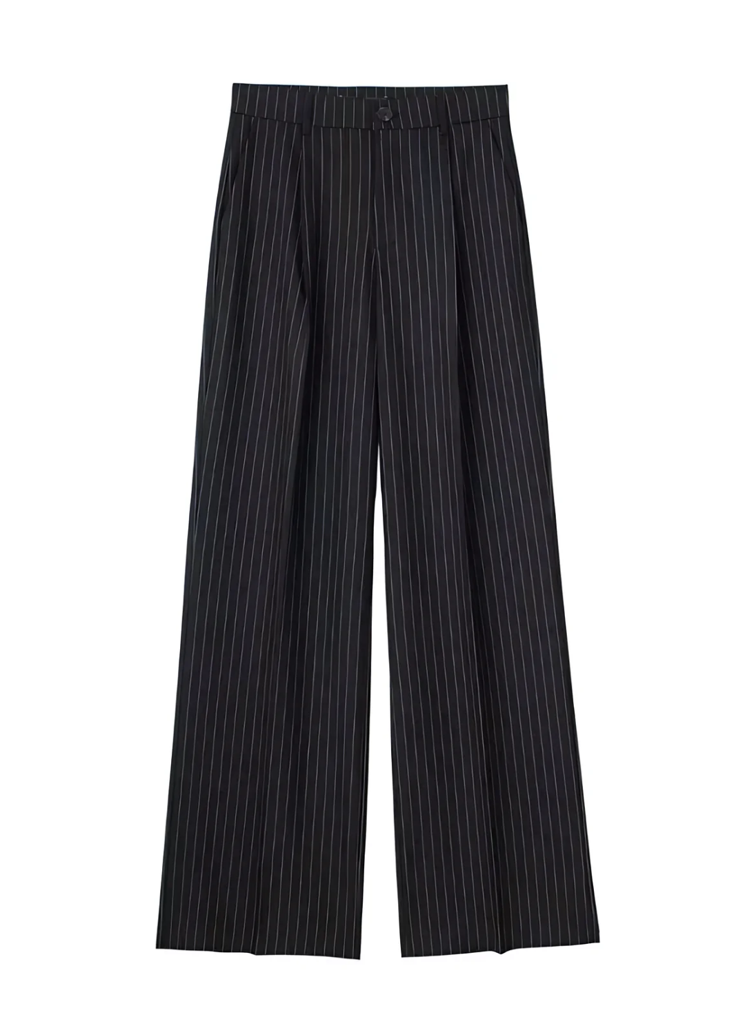 Eva & Blake™ | Elegant Grey Wide Trousers