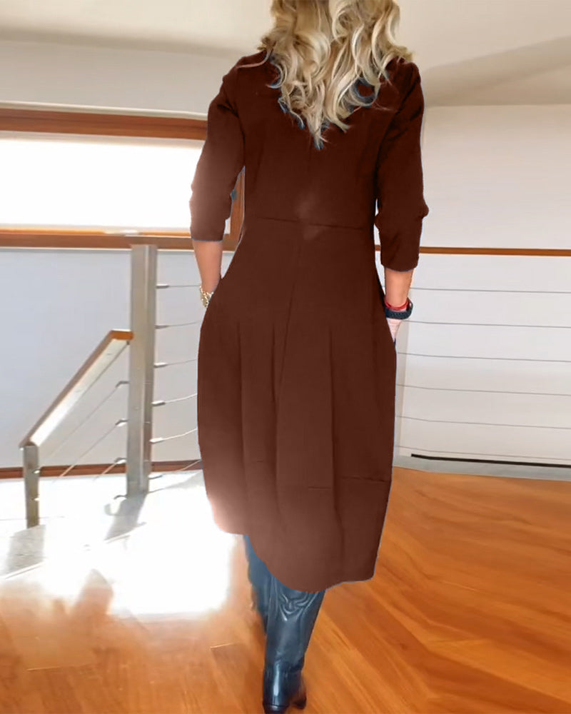 Eva & Blake™ | Midi Elegant Coat