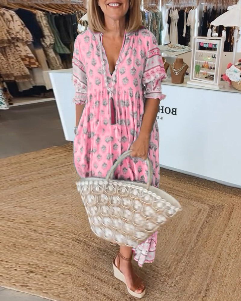 Eva & Blake™ | Boho Tunic with Fringes