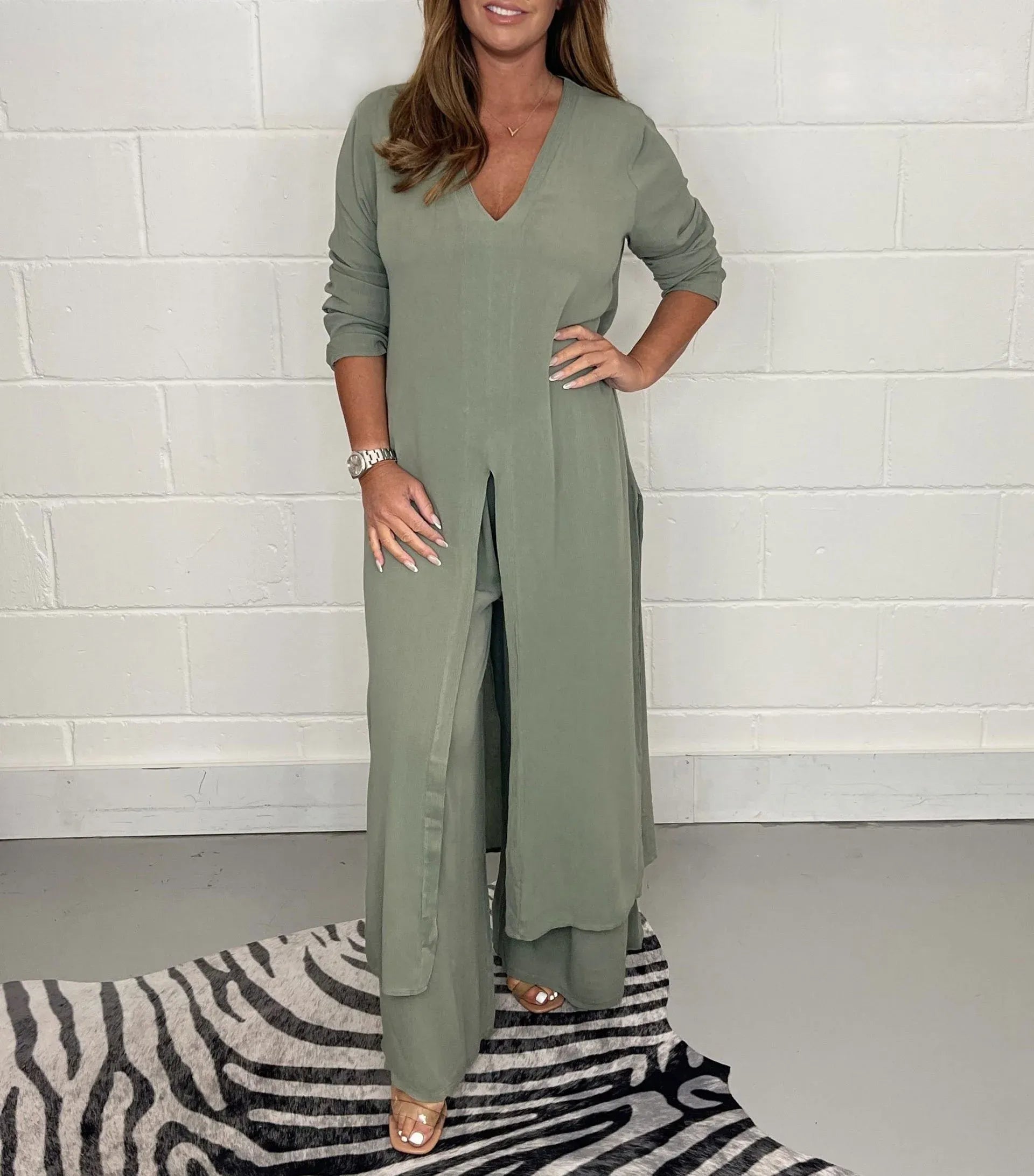 Eva & Blake™ | Elegant and Flowing Two-Piece Set