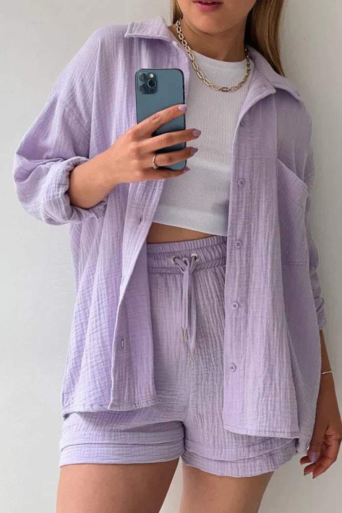 Eva & Blake™ | Airy Cotton Lounge Set