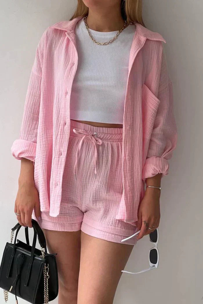 Eva & Blake™ | Airy Cotton Lounge Set