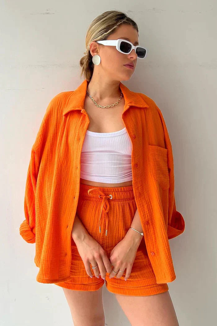 Eva & Blake™ | Airy Cotton Lounge Set