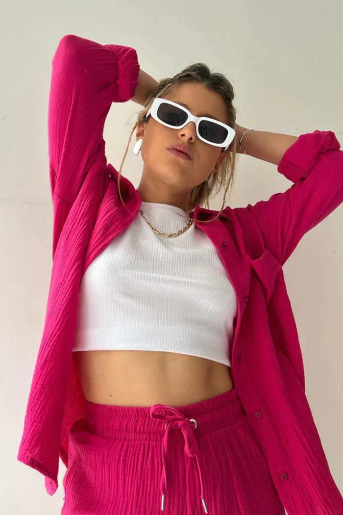 Eva & Blake™ | Airy Cotton Lounge Set