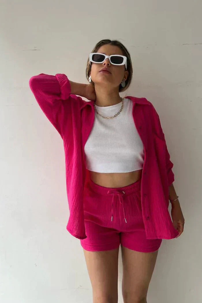 Eva & Blake™ | Airy Cotton Lounge Set