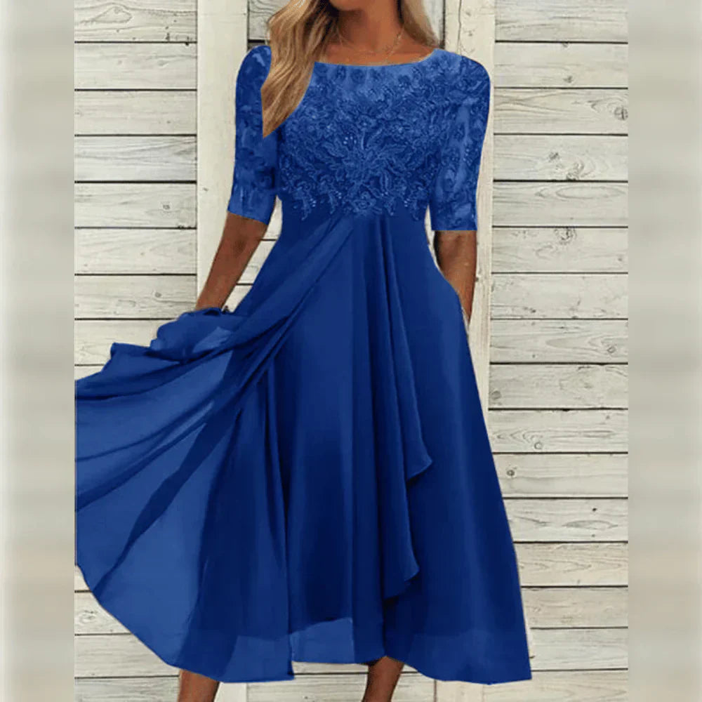 Eva & Blake™ | Elegant Chiffon Coat