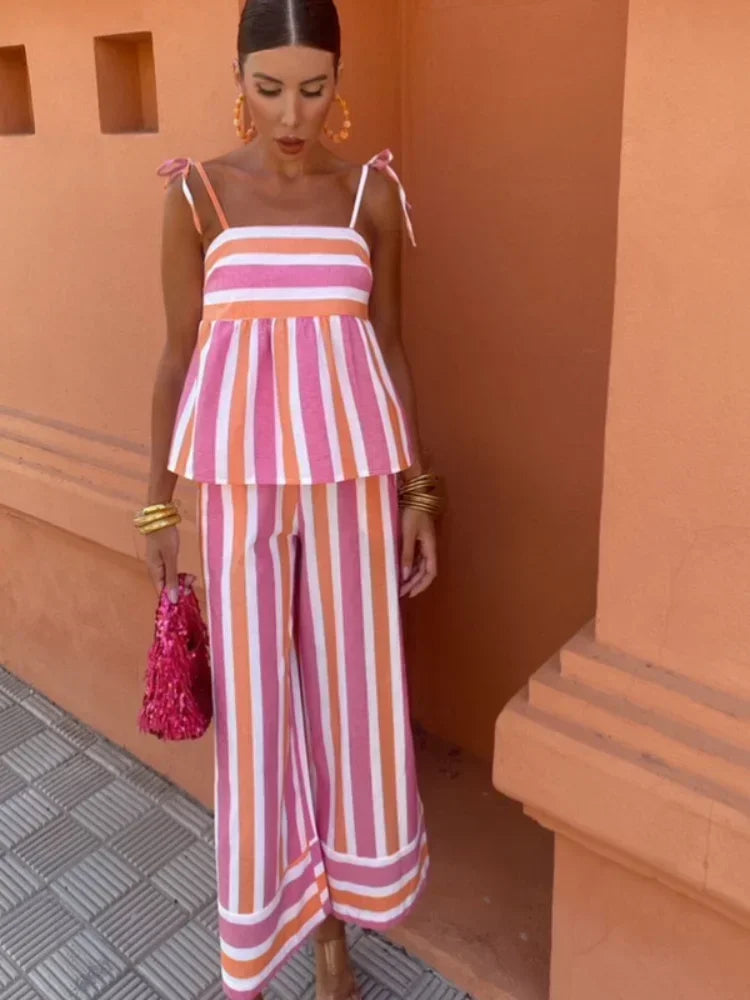 Eva & Blake™ | Riviera Striped Jumpsuit
