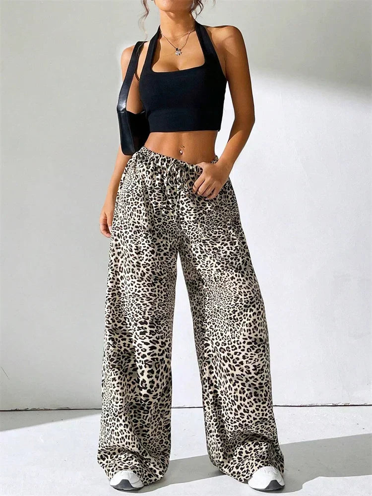 Eva & Blake™ | Leopard Trousers