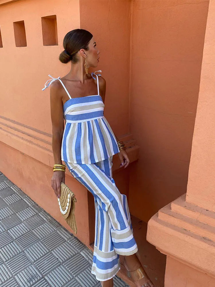 Eva & Blake™ | Riviera Striped Jumpsuit