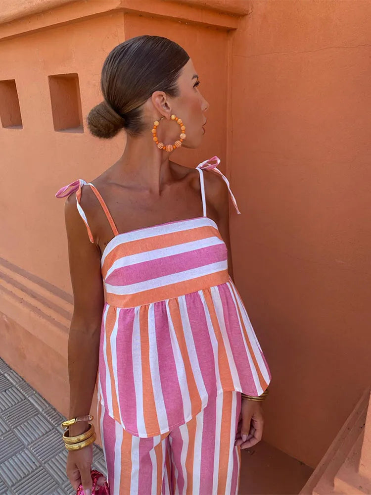 Eva & Blake™ | Riviera Striped Jumpsuit