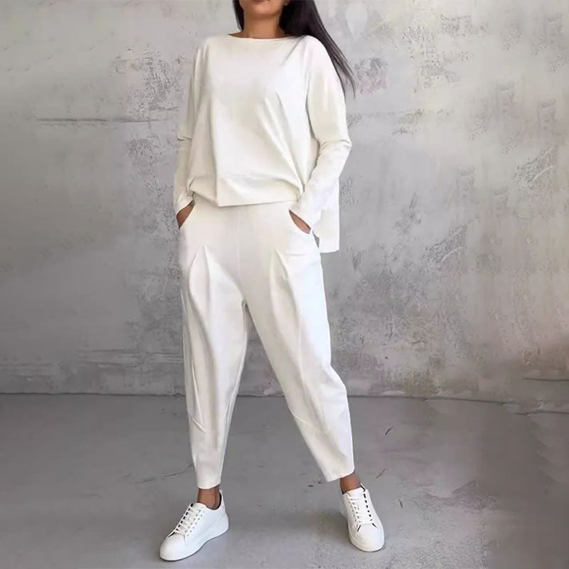 Eva & Blake™ | Long Sleeve T-Shirt & Trousers