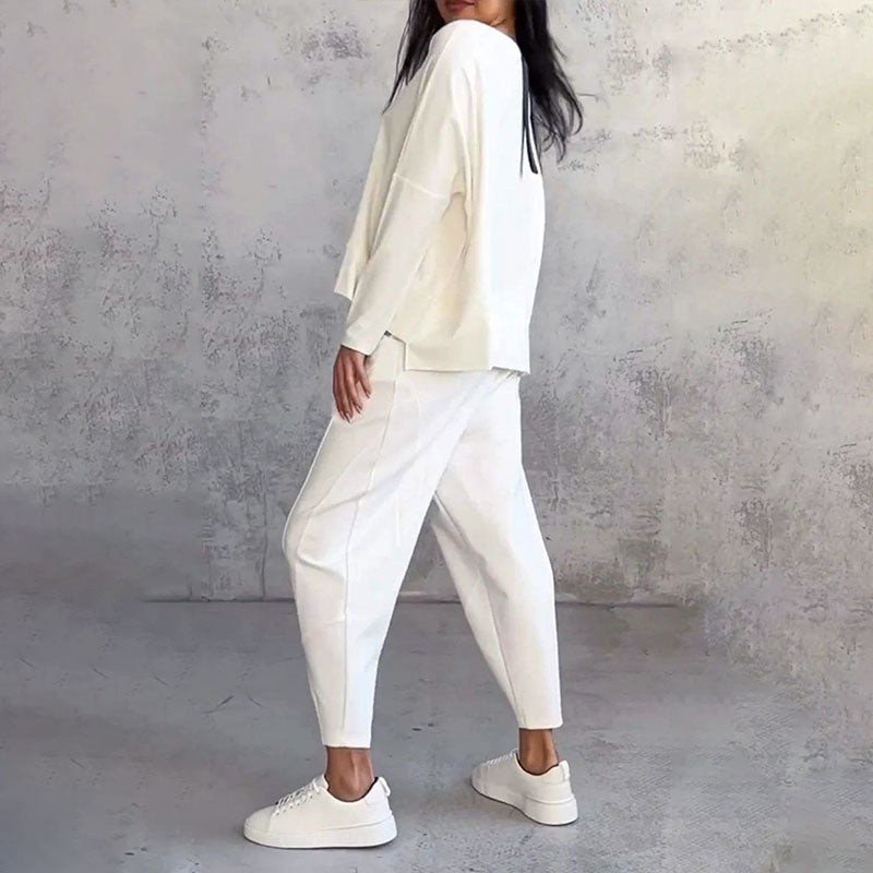 Eva & Blake™ | Long Sleeve T-Shirt & Trousers
