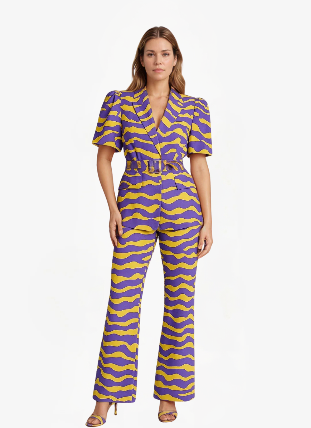Eva & Blake™ | Power Suit in Pop-Art Style