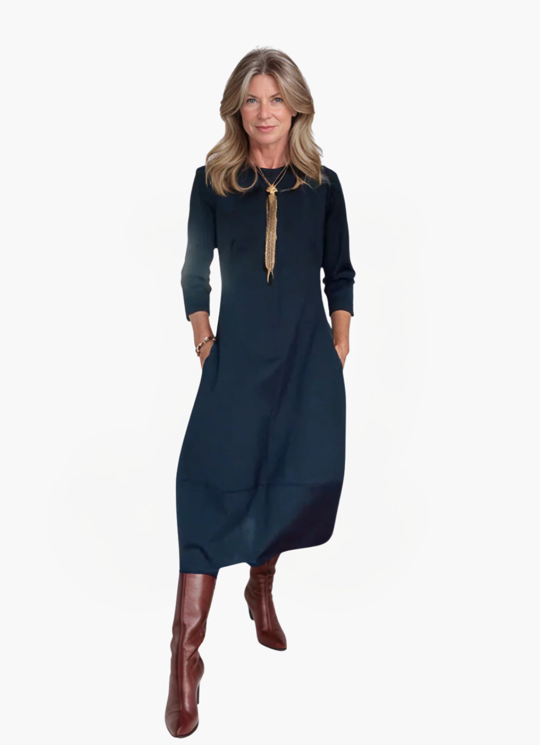 Eva & Blake™ | Midi Elegant Coat