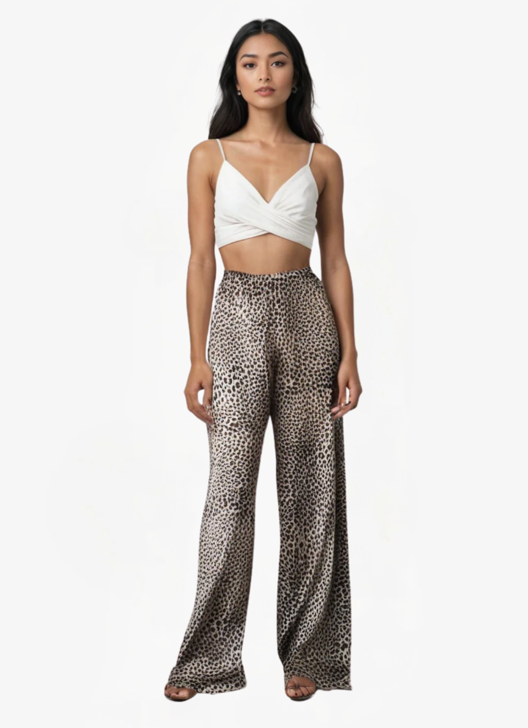 Eva & Blake™ | Leopard Trousers