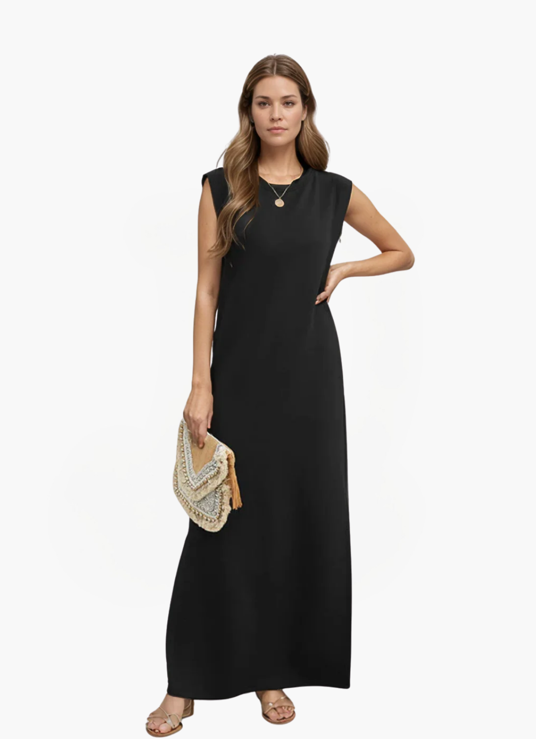 Eva & Blake™ | Sleeveless Maxi Dress in Minimalist Style