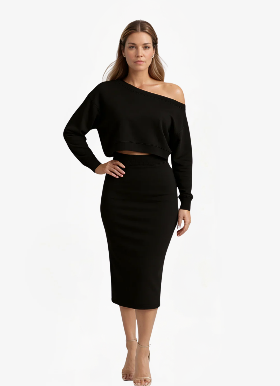 Eva & Blake™ | Two-Piece Off-Shoulder Set