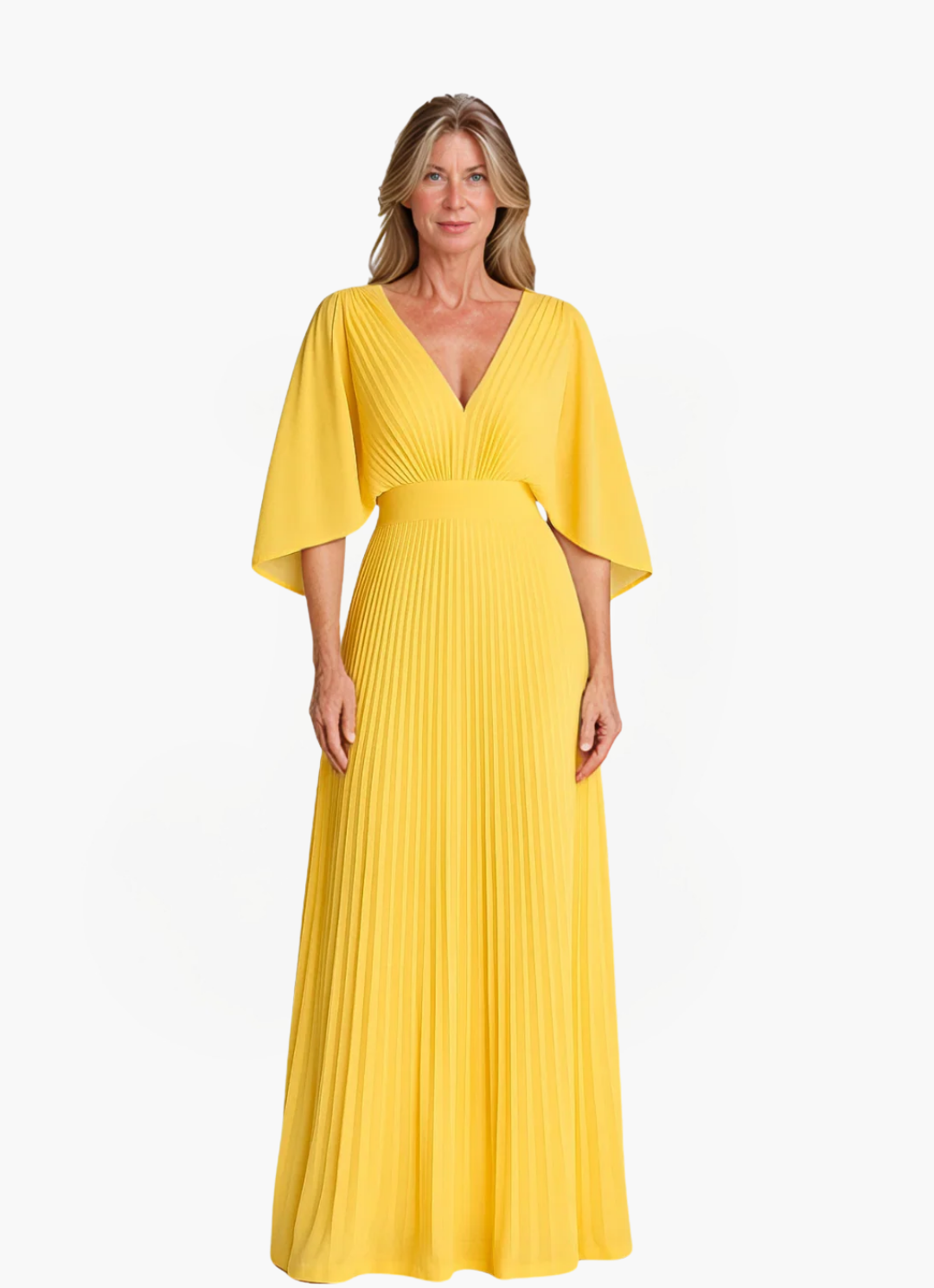 Eva & Blake™ | Pleated Dress Heure Dorée