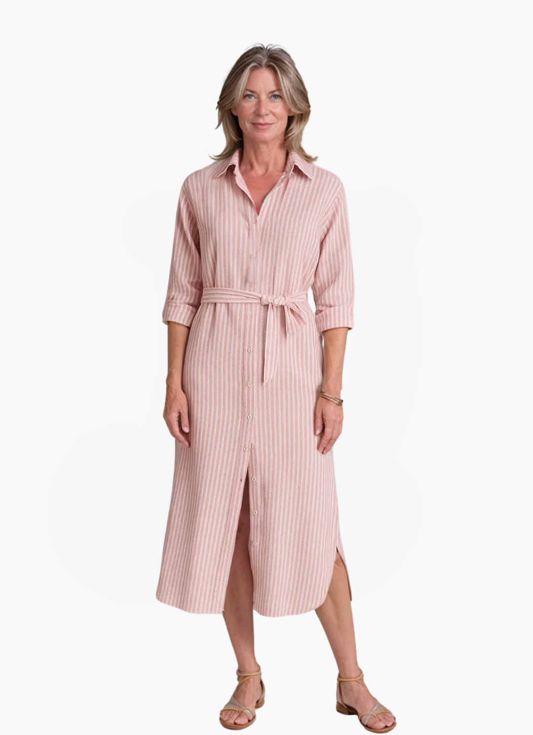 Eva & Blake™ | Striped Shirt Dress
