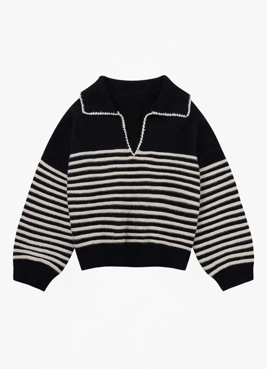 Eva & Blake™ | Striped Jumper Bold Chic Crosswalk