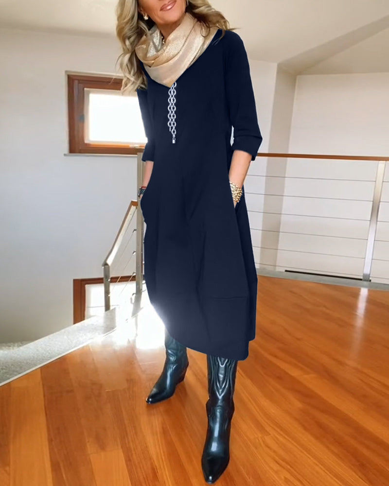 Eva & Blake™ | Midi Elegant Coat