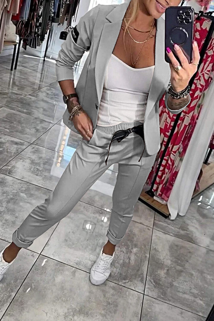 Eva & Blake™ | Blazer and Jogger Set