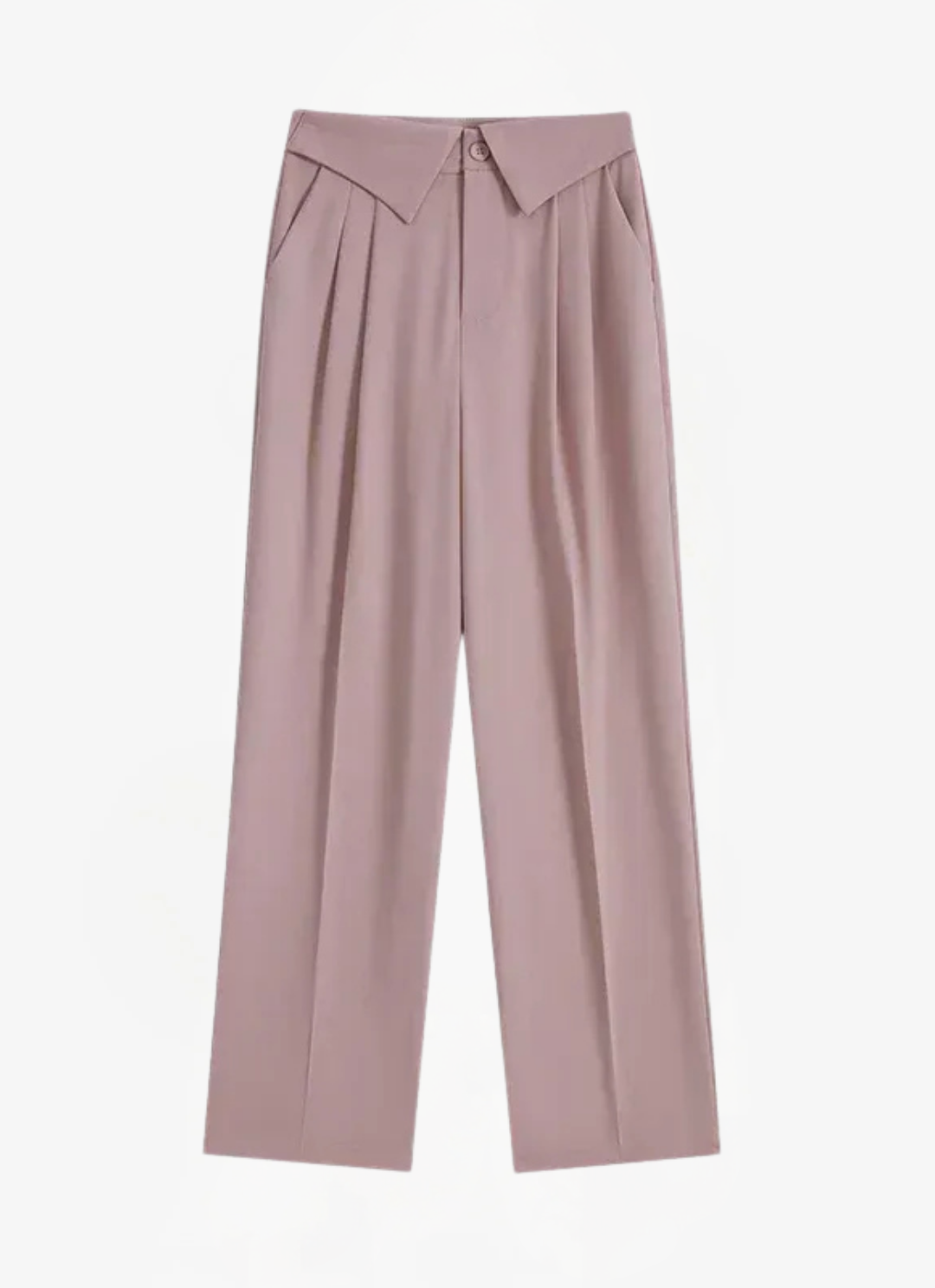 Eva & Blake™ | Elegant Wide-Leg Trousers with Texture