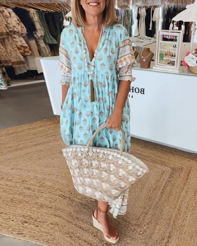 Eva & Blake™ | Boho Tunic with Fringes