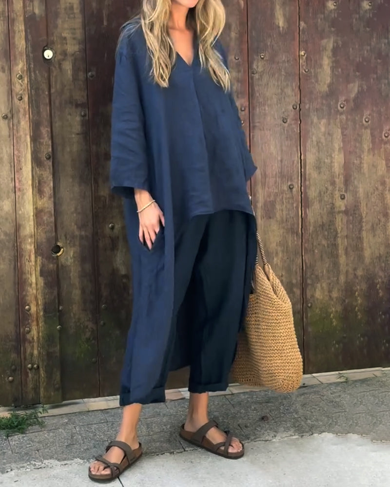 Eva & Blake™ | Relaxed Layered Tunic Set