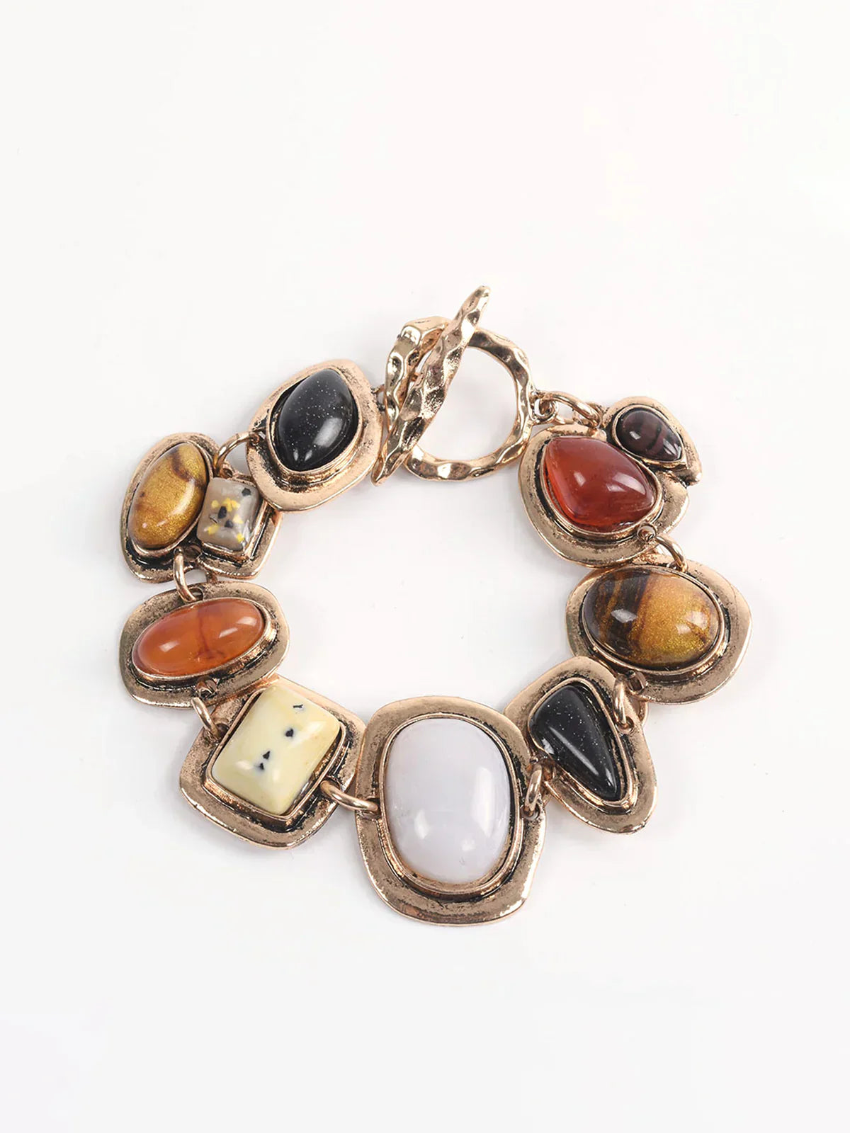 Eva & Blake™ | Bracelet with Geometric Stones in Bohemian Style