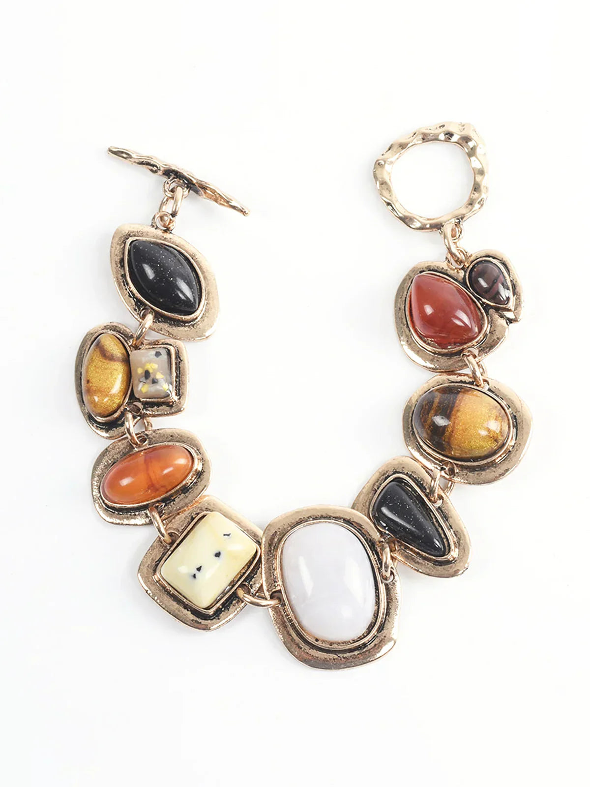Eva & Blake™ | Bracelet with Geometric Stones in Bohemian Style