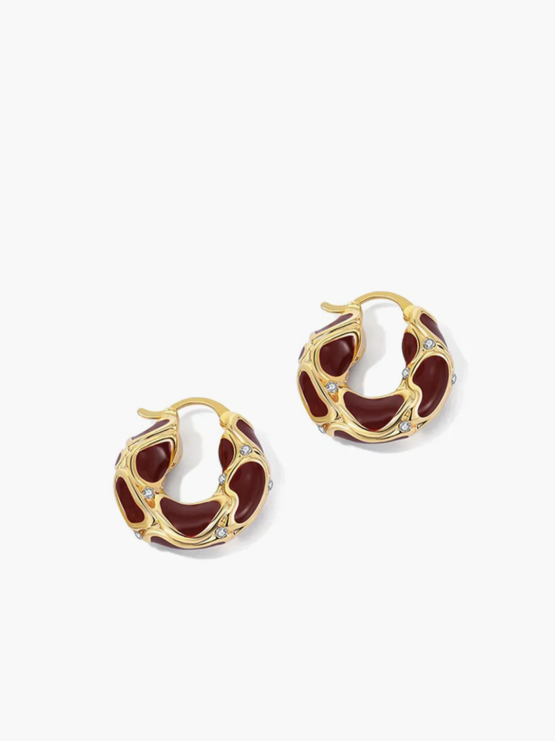 Eva & Blake™ | Chunky gold-coloured hoops