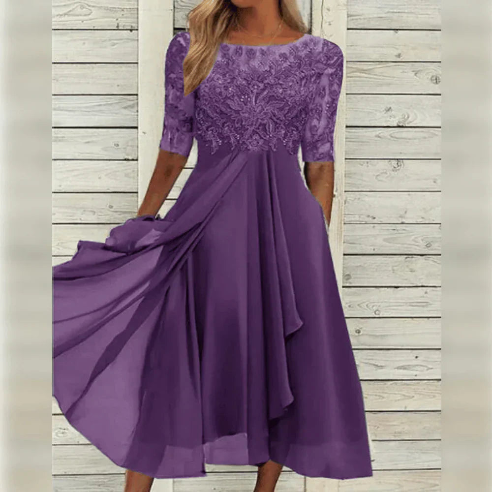 Eva & Blake™ | Elegant Chiffon Coat