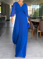 Eva & Blake™ | Pleated Dress Heure Dorée