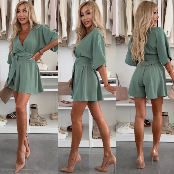 Eva & Blake™ | Elegant Inset Jumpsuit