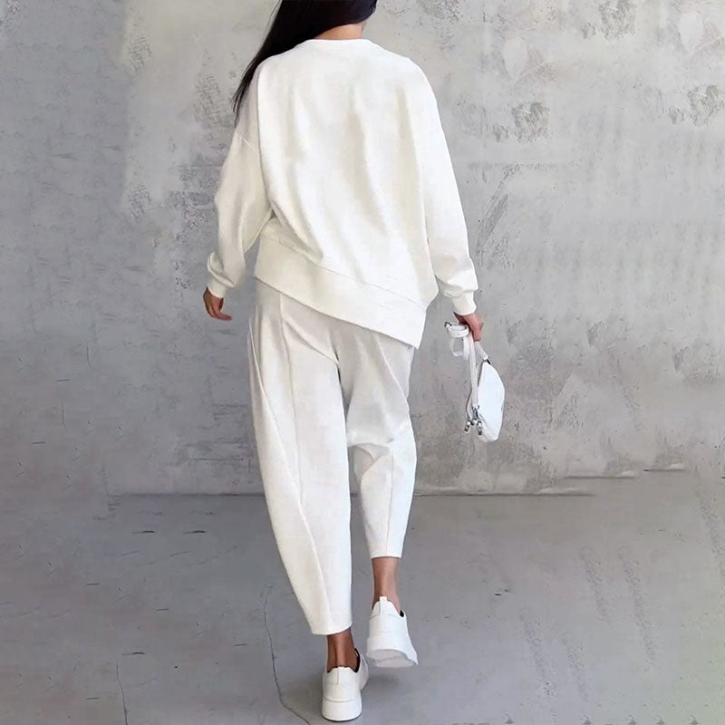 Eva & Blake™ | Long Sleeve T-Shirt & Trousers