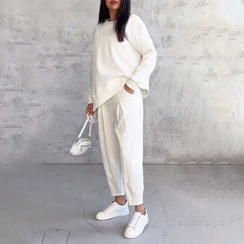 Eva & Blake™ | Long Sleeve T-Shirt & Trousers