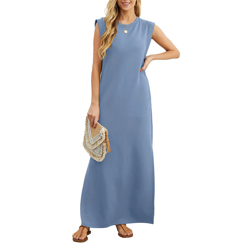 Eva & Blake™ | Sleeveless Maxi Dress in Minimalist Style