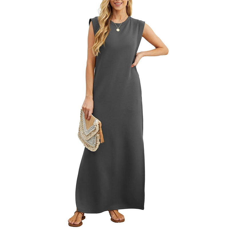 Eva & Blake™ | Sleeveless Maxi Dress in Minimalist Style